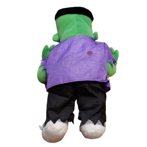 Gibson Frankenstien's Monster Plush Toy 1997 Halloween Vintage 14"x7" Pre-owned - Picture 4 of 9